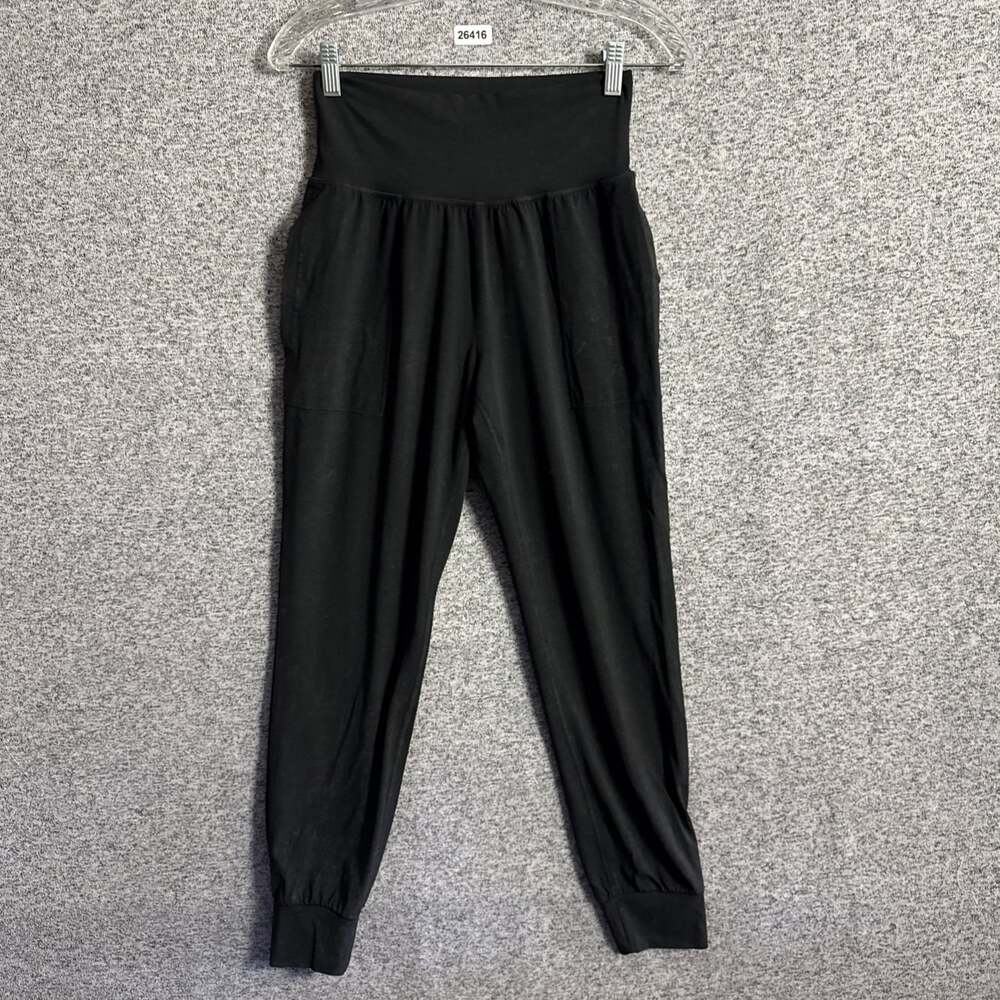 Athleta Women’s XS Black Marbled Black Salutation Nylon Stretch Jogger Pants